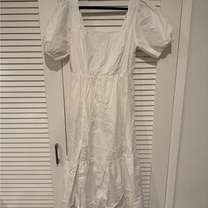 Astr Ivory Gathered Top